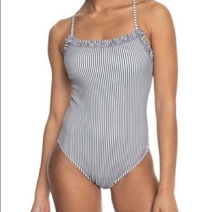 Roxy one piece ruffle swimsuit size M